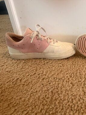 Nike Court Borough Low Sneakers Women’s Size 10 Pink White Casual Shoes
